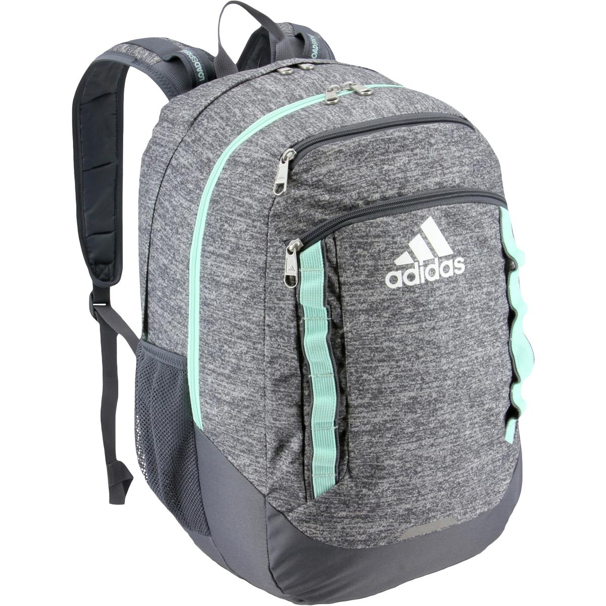 Adidas Excel V Gray Tech Friendly Media Safe Backpack Athletic O/S BHFO 0564 | eBay