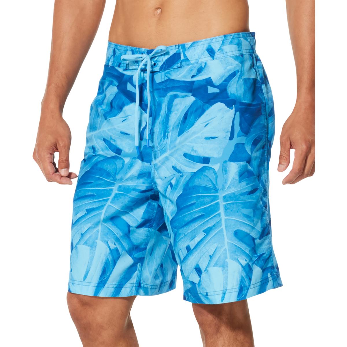 Speedo Mens Rave Hawaii Blue Trunks Active Beachwear Swim Shorts S BHFO ...