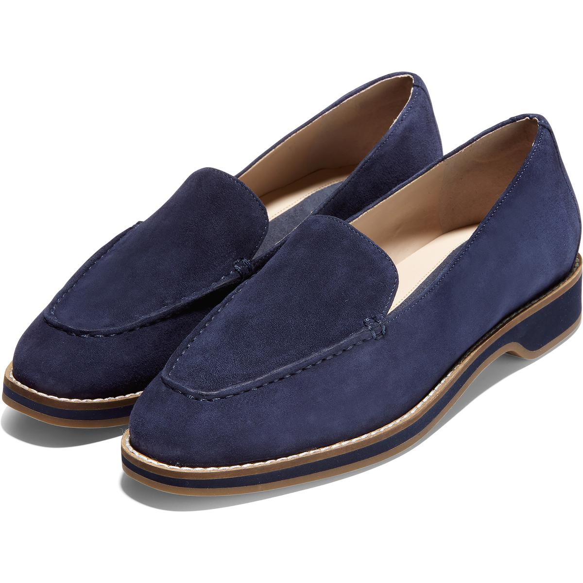 Cole Haan Womens The Go-To Slip On Flat Moccasins Loafers Shoes BHFO ...
