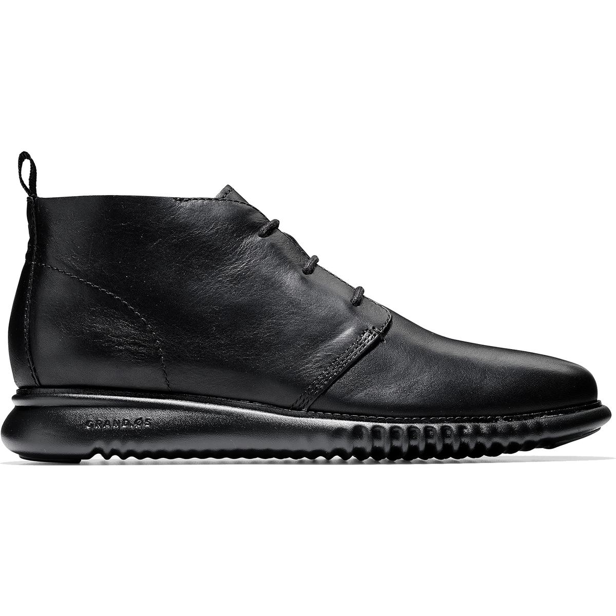 Cole Haan Mens 2 Zerogrand Black Chukka Boots Shoes 8.5 Medium (D) BHFO