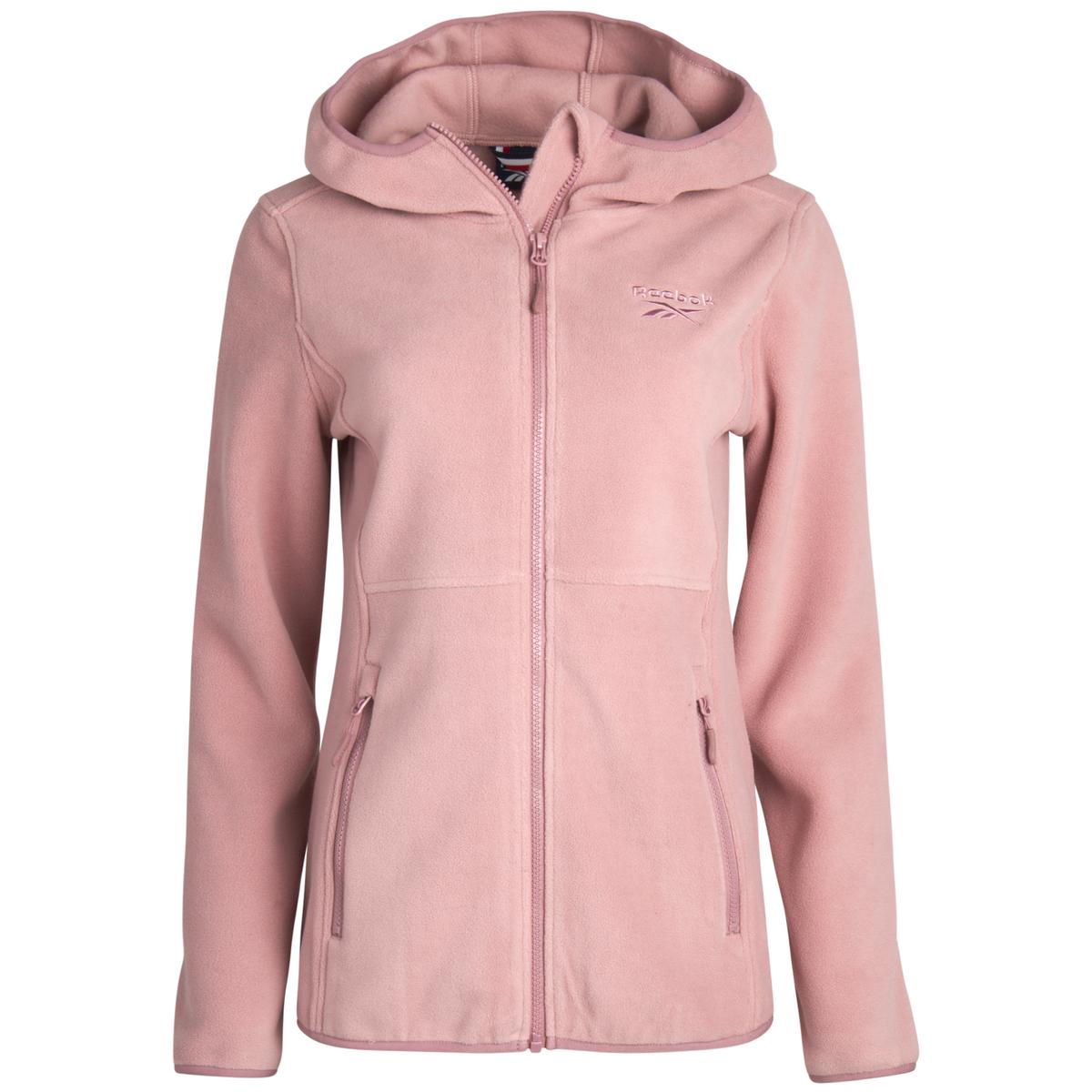 Reebok Womens Fleece Lightweight Outerwear Fleece Jacket Coat BHFO 7718