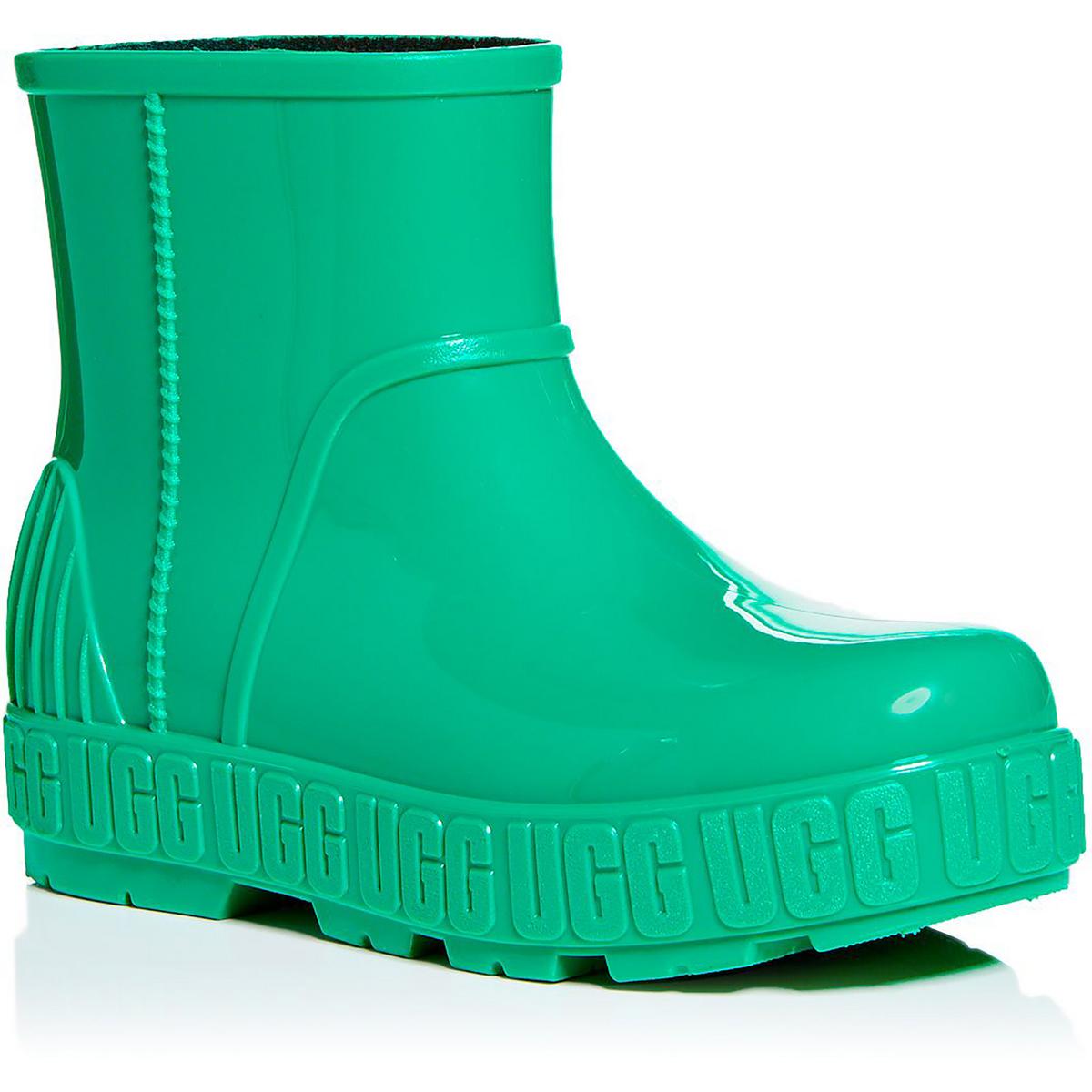 Женские ботильоны Ugg Drizlita из лакированной кожи с круглым носком, непромокаемые ботинки, обувь BHFO 6917