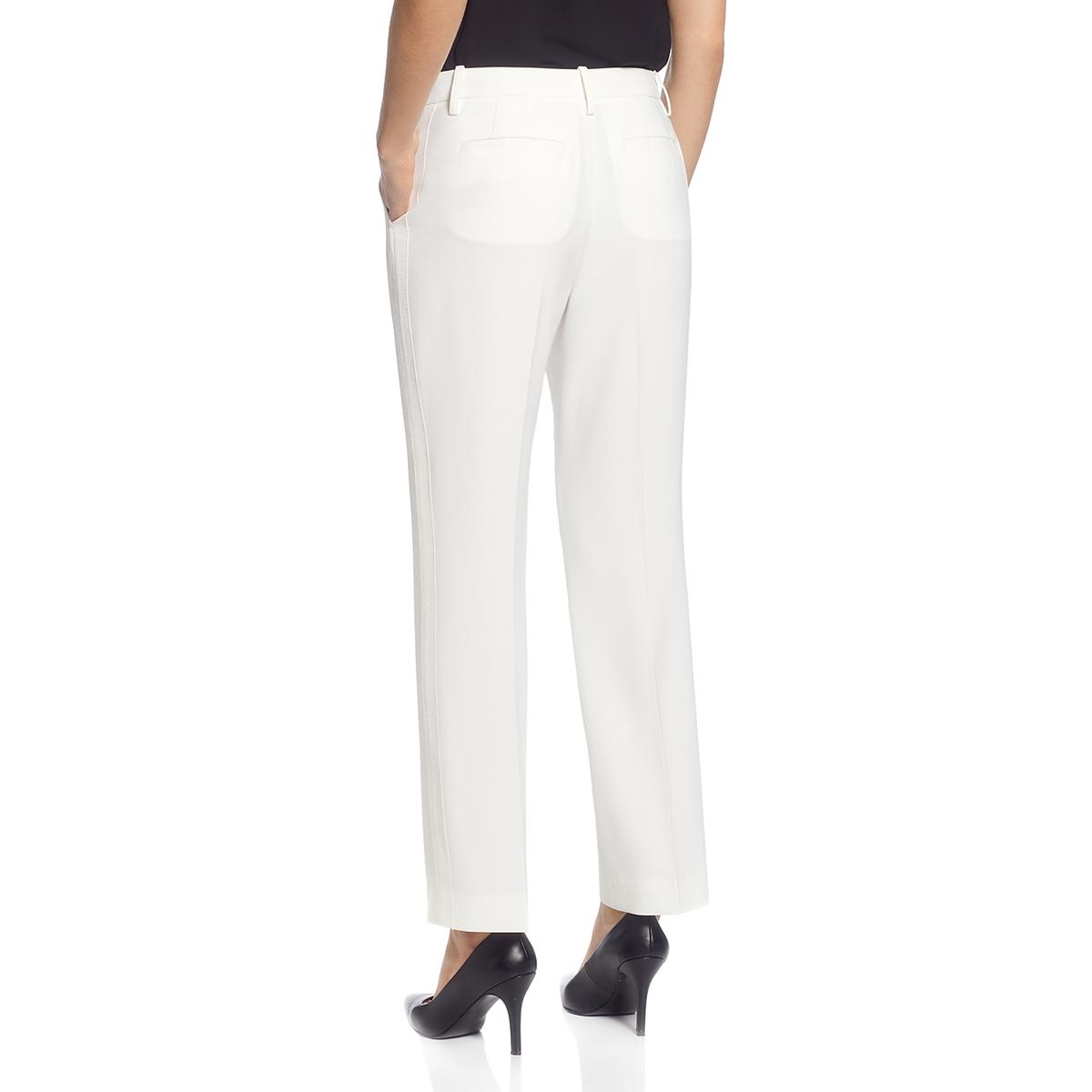 ivory straight leg pants