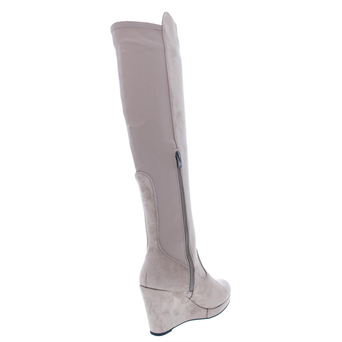 Chinese Laundry Donna Donna Donna Lovey Faux Suede Wedges Knee-High Stivali Shoes BHFO 5496 3ef2f8 Chinese Laundry Donna Donna Donna Lovey Faux Suede Wedges Knee-High Stivali Shoes BHFO 5496 3ef2f8