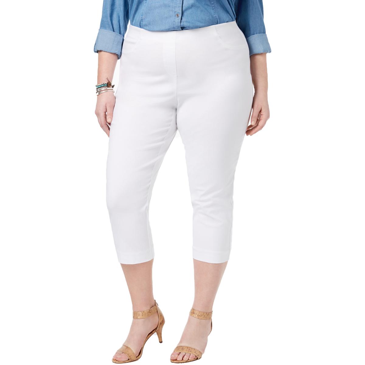 white capri pants for ladies