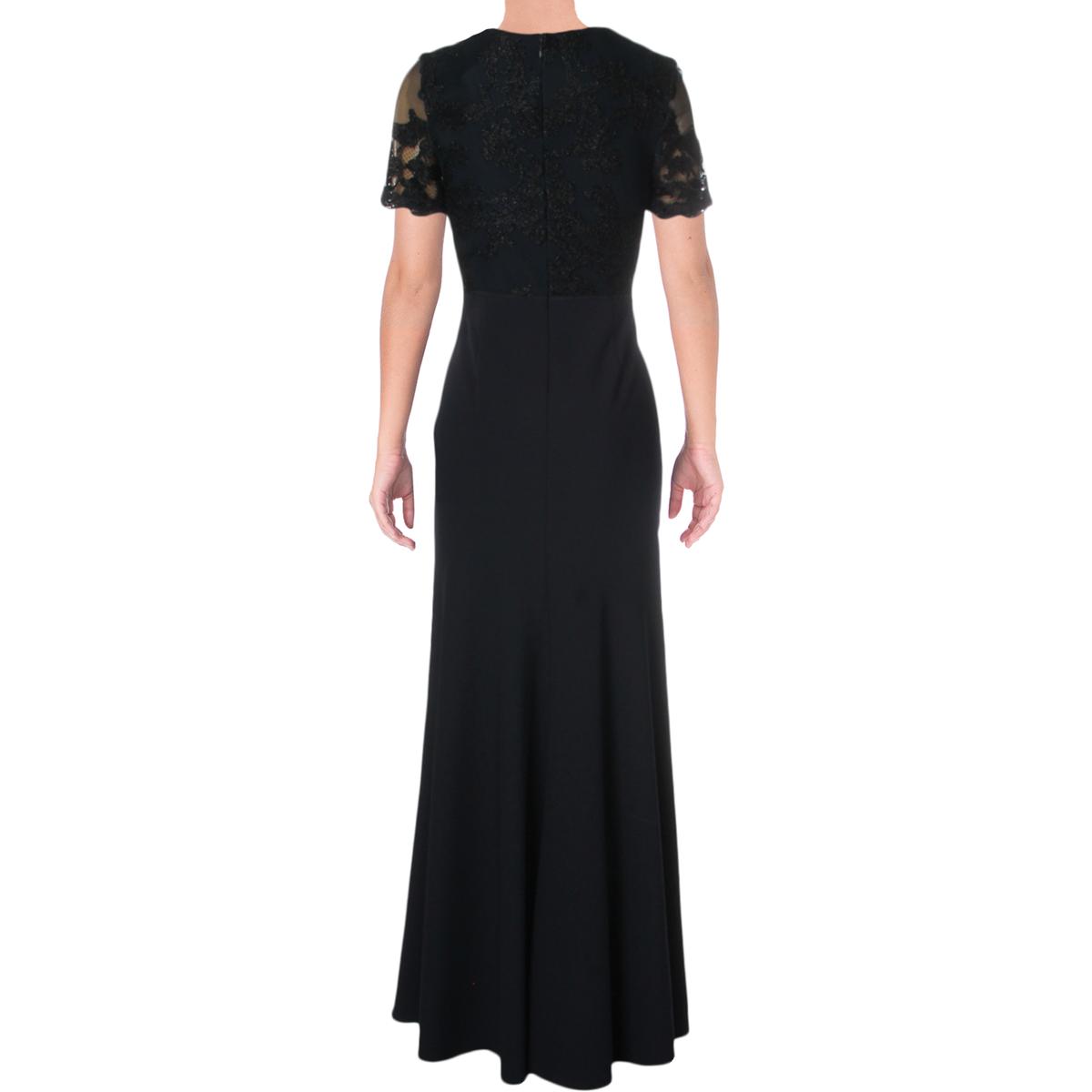 ralph lauren navy evening gown