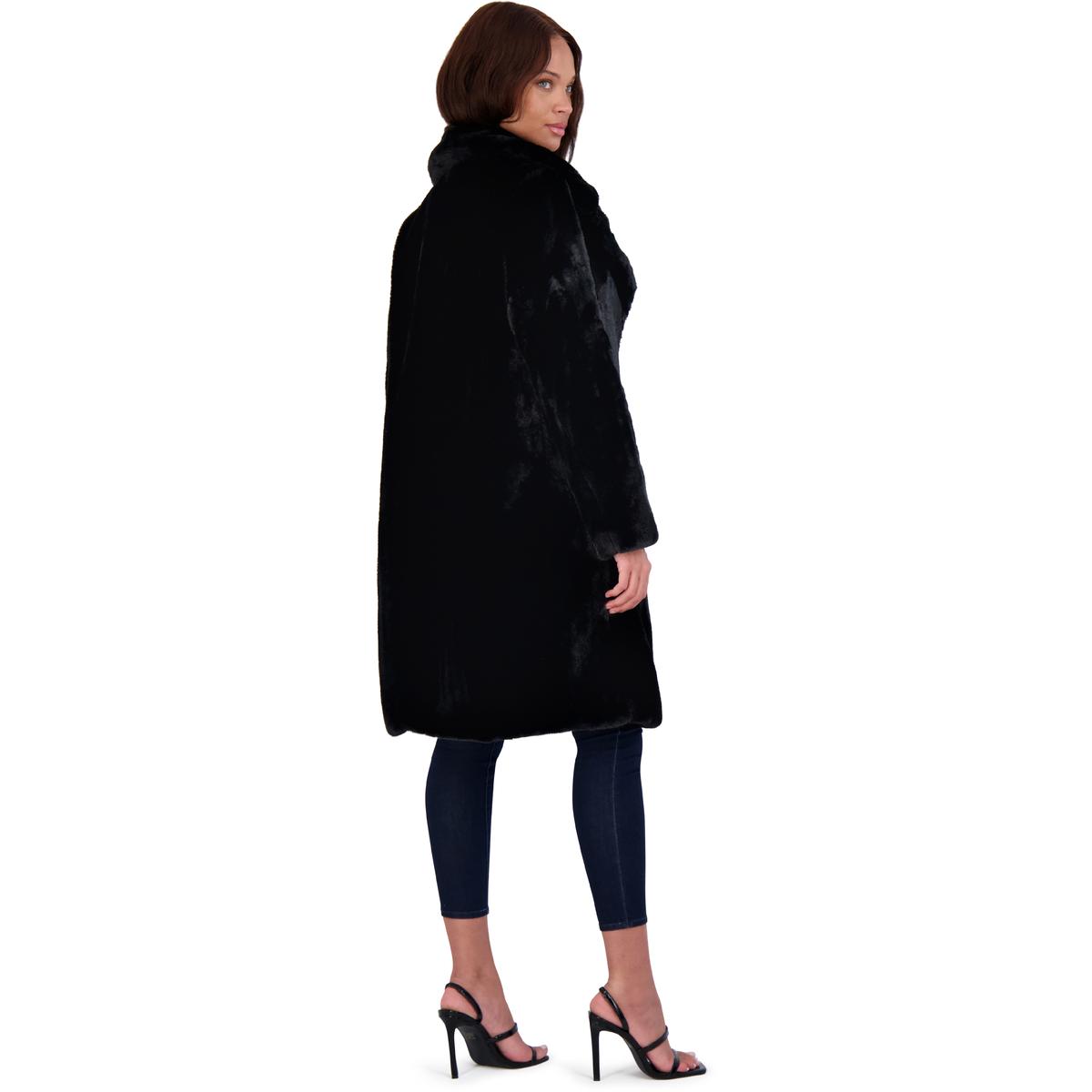 Avec les filles cheap oversized faux fur coat