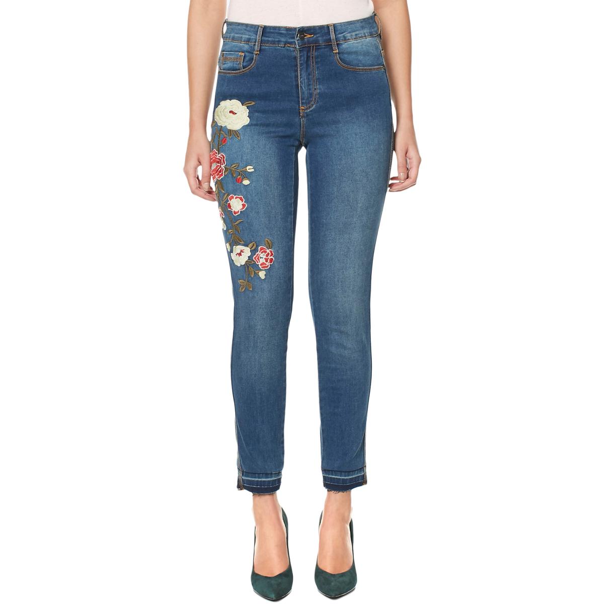 Buffalo David Bitton Womens Hope Denim Floral Skinny Jeans 27 BHFO 6220 ...