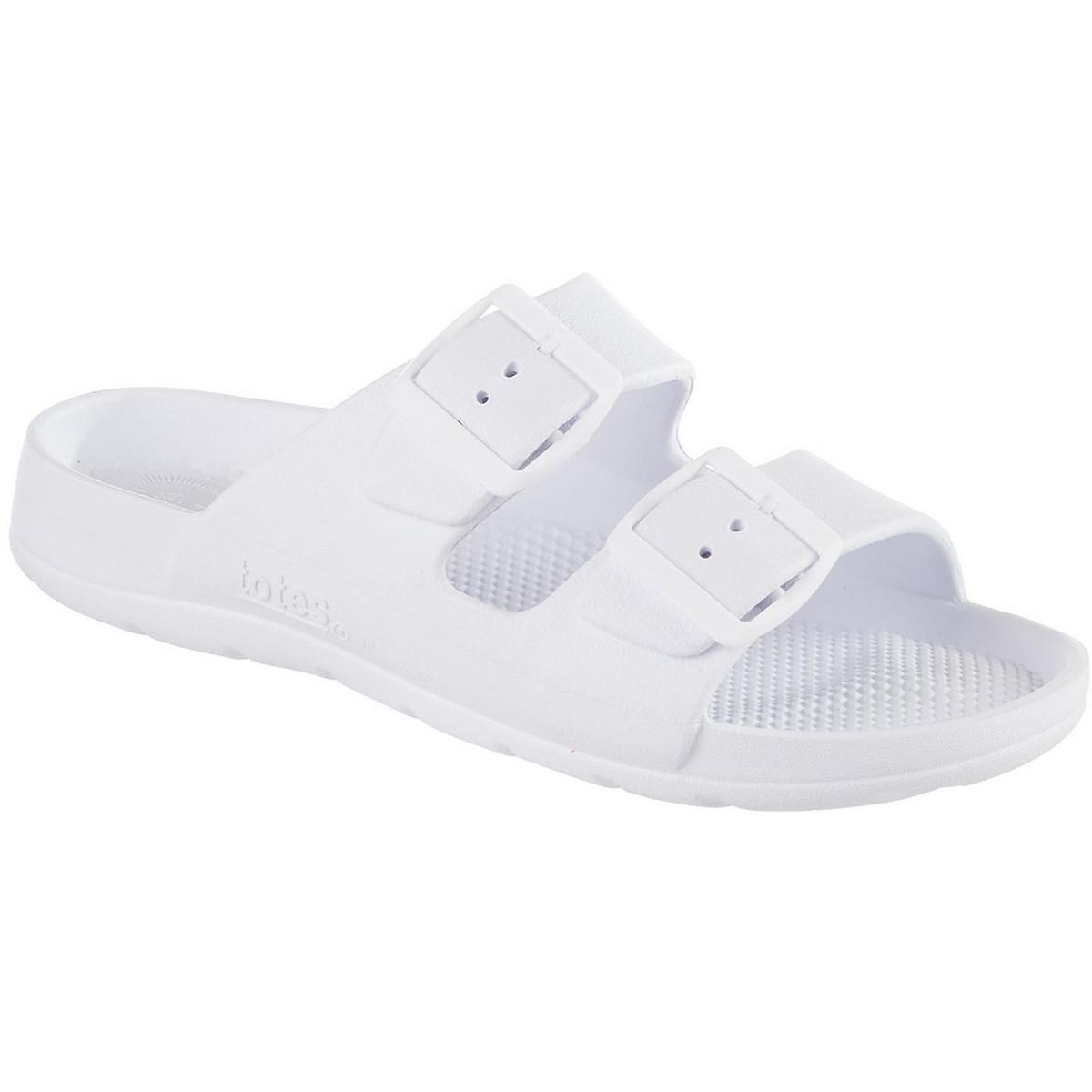 Женские белые повседневные босоножки-лодочки с круглым носком 9 Medium BM BHFO 3314 3090₽