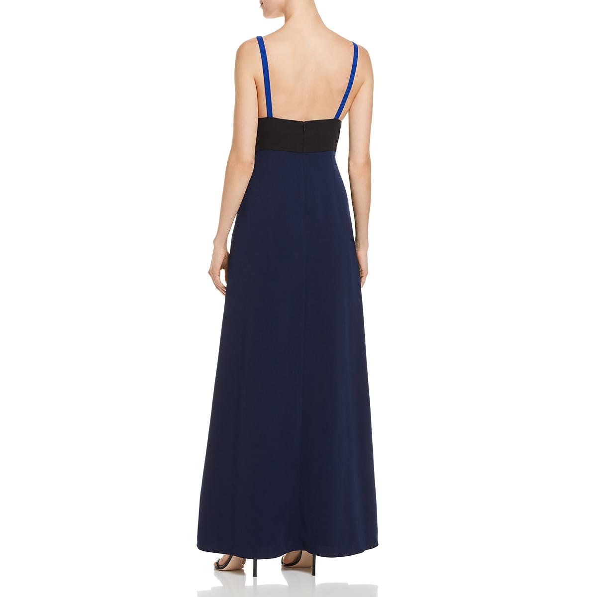 jill jill stuart blue pleated gown