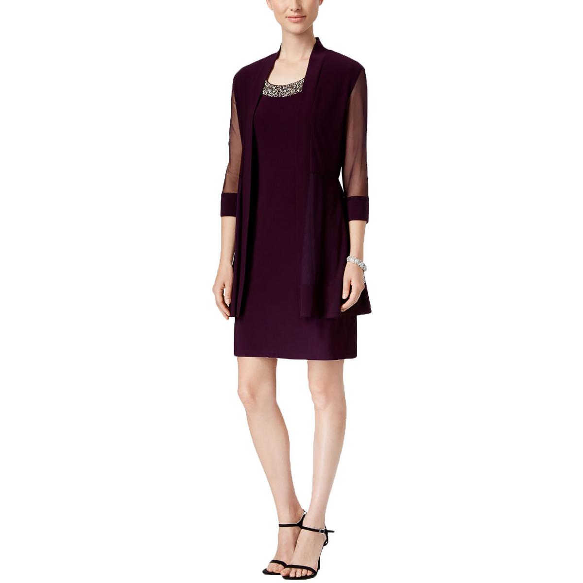 Женское коктейльное и вечернее платье Petites BHFO 8391 с украшением из 2 предметов от R&M Richards, BHFO 8391