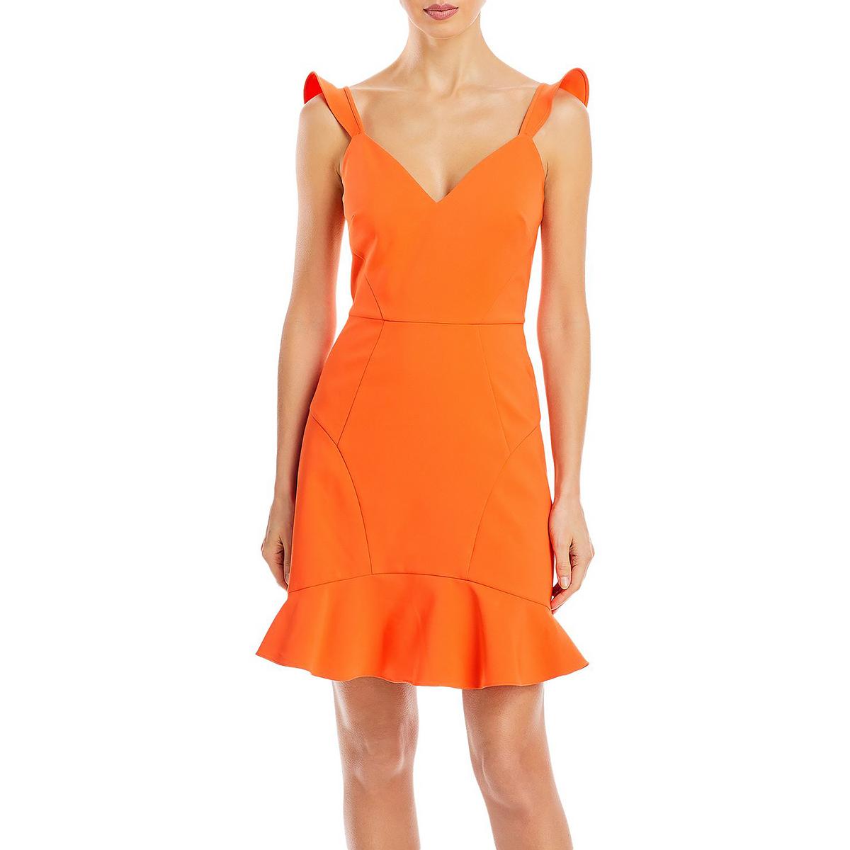Orange Tie Dye Gown by Aidan AIDAN MATTOX for $50