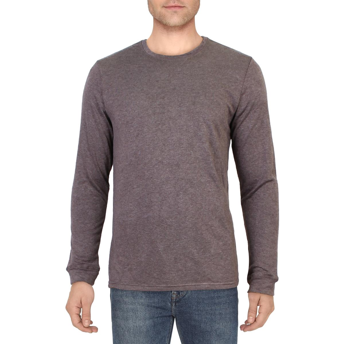 HeatKeep Mens Weatherproof® Technology Heathered Crew Neck T-Shirt Top ...