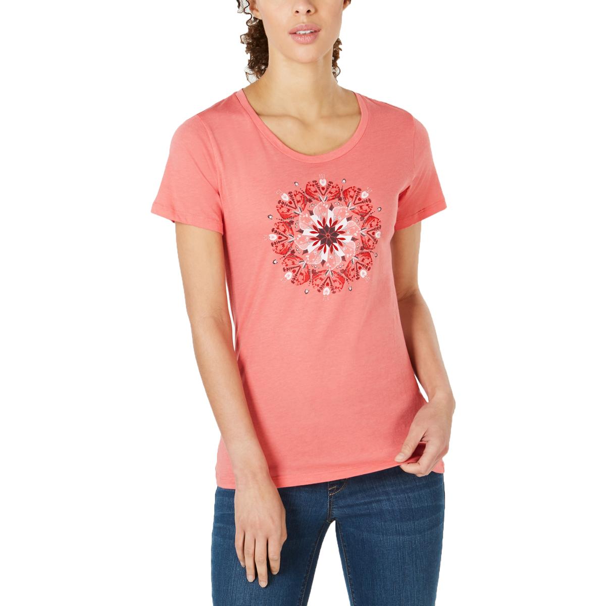 Columbia Sportswear Womens Pink Running Fitness T-Shirt Athletic XS