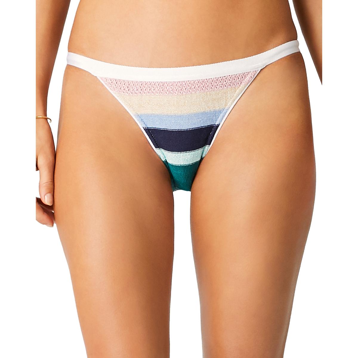 Suboo Womens Green Metallic Hipster Swim Bottom Separates Swimsuit L BHFO 3252