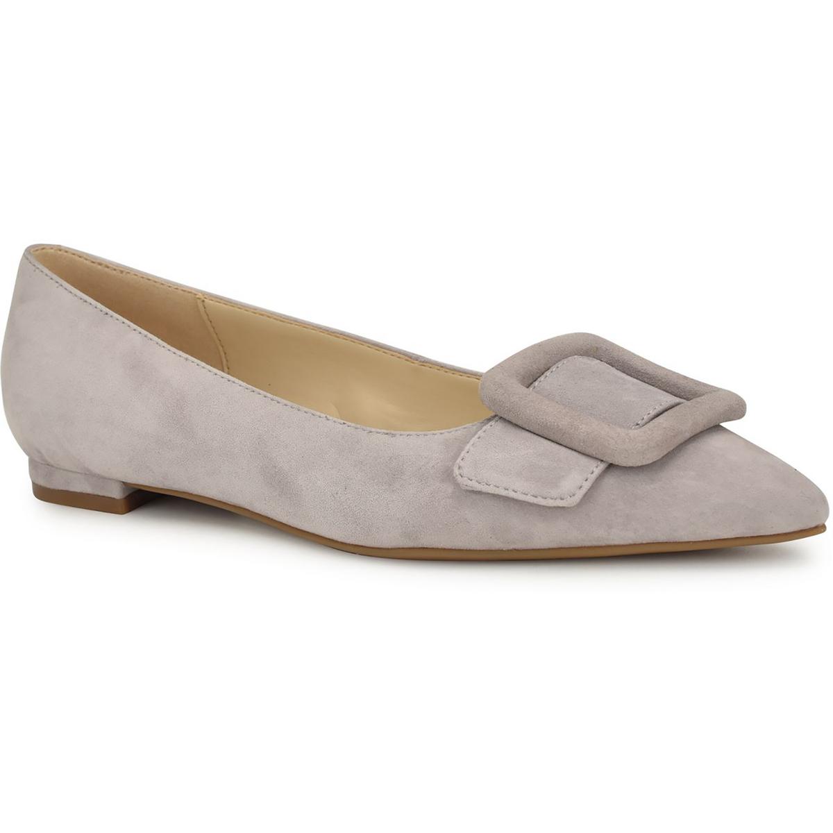 Женские замшевые балетки на плоской подошве Nine West Womens Jesike украшенные бисером BHFO 0284 5490₽