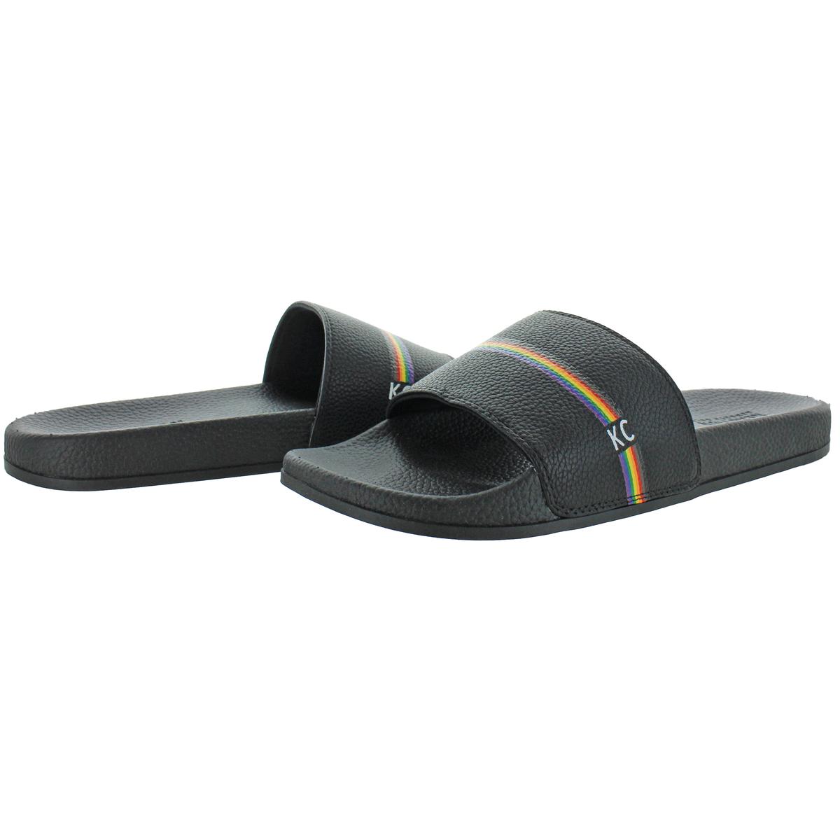 kenneth cole men's leather flip flops