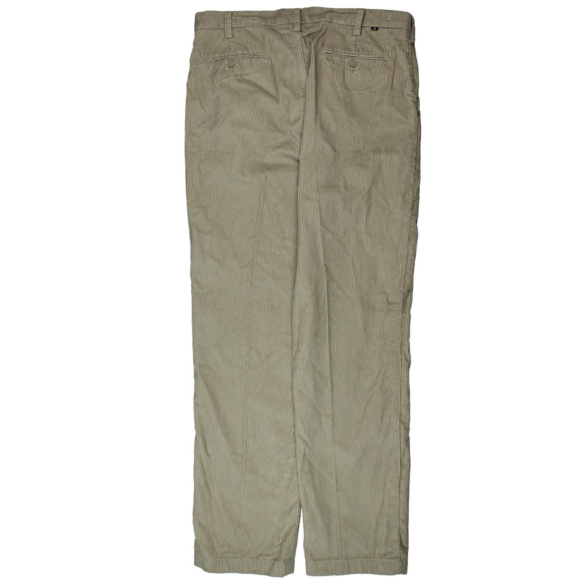 Nautica 9001 Mens Classic Fit Flat Front Corduroy Pants Trousers BHFO ...