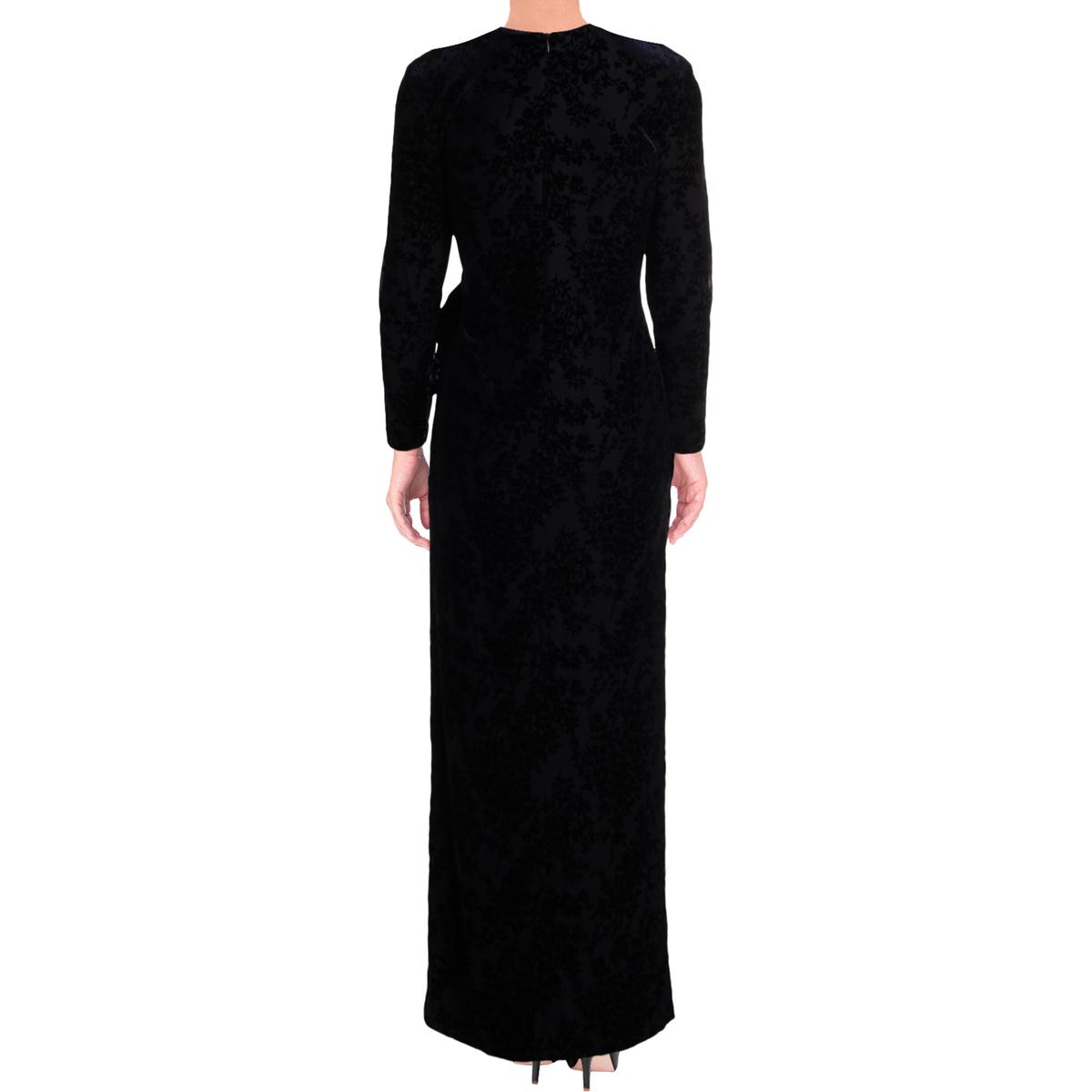 ralph lauren navy evening gown