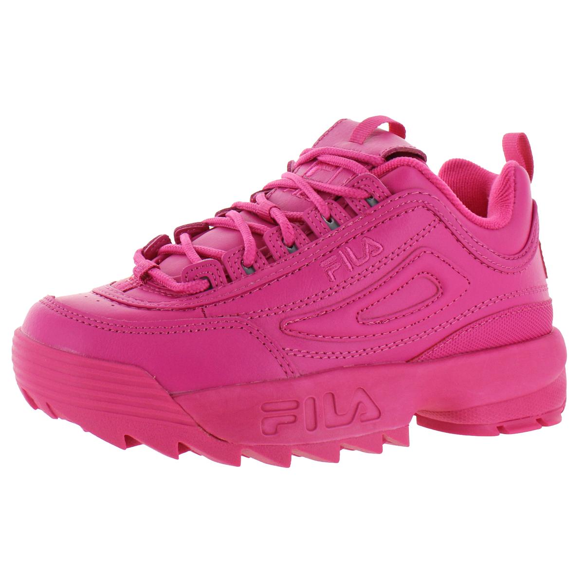 Fila Womens Disruptor II Premium Pink Sneakers Shoes 10 Medium (B,M ...