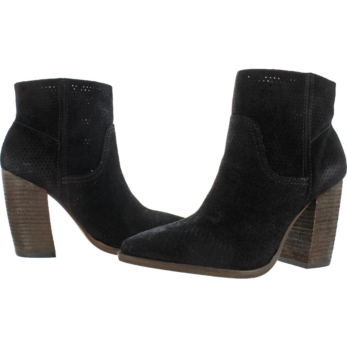 vince camuto women's grasem stacked heel booties