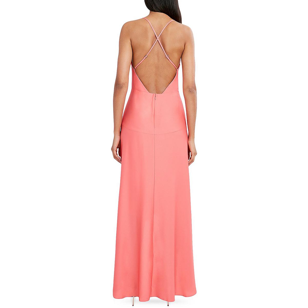 BCBGMAXAZRIA Womens Sleevelss Hi Low Formal Evening Dress Gown BHFO 4029