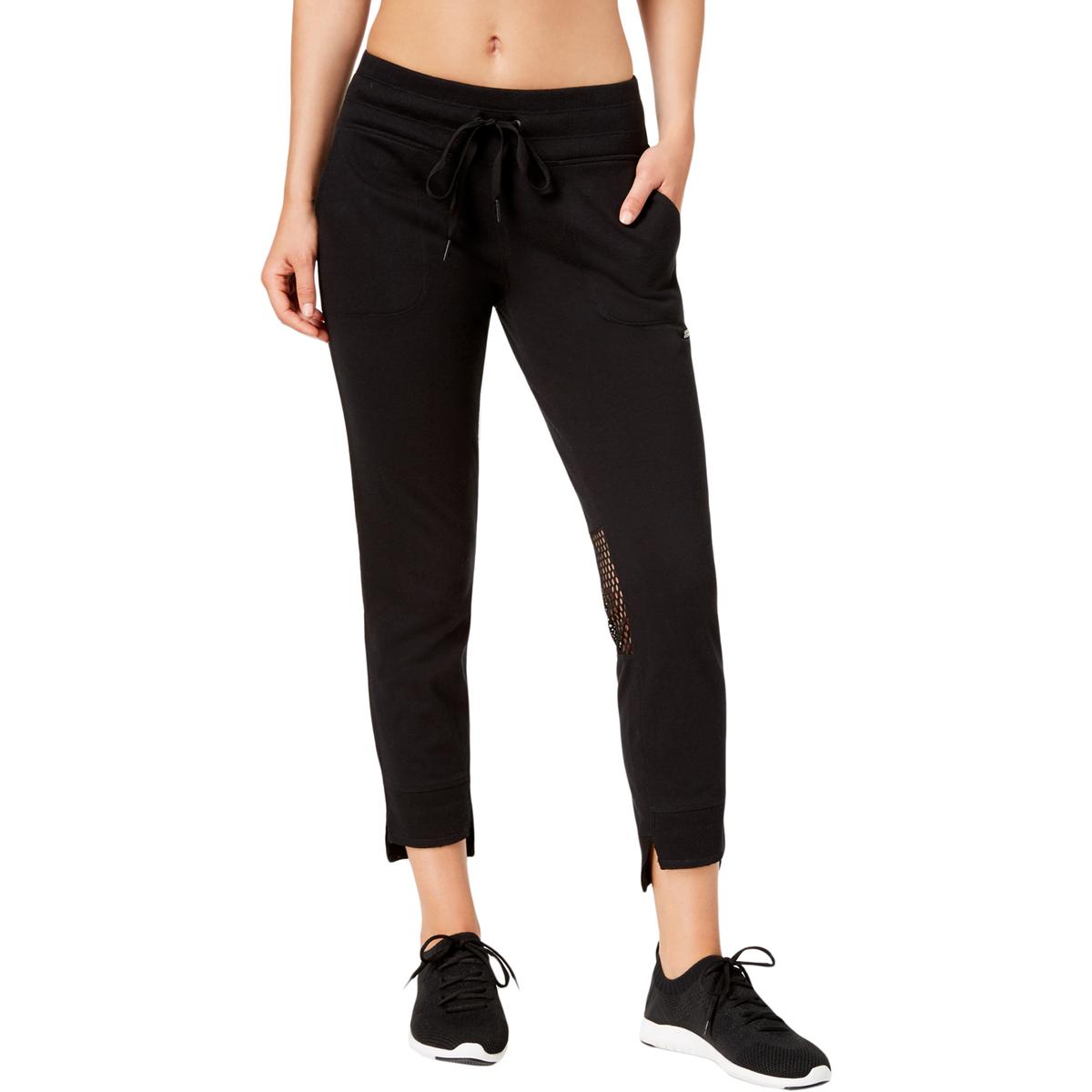 Calvin Klein Performance Womens Black Workout Jogger Pants Athletic S ...