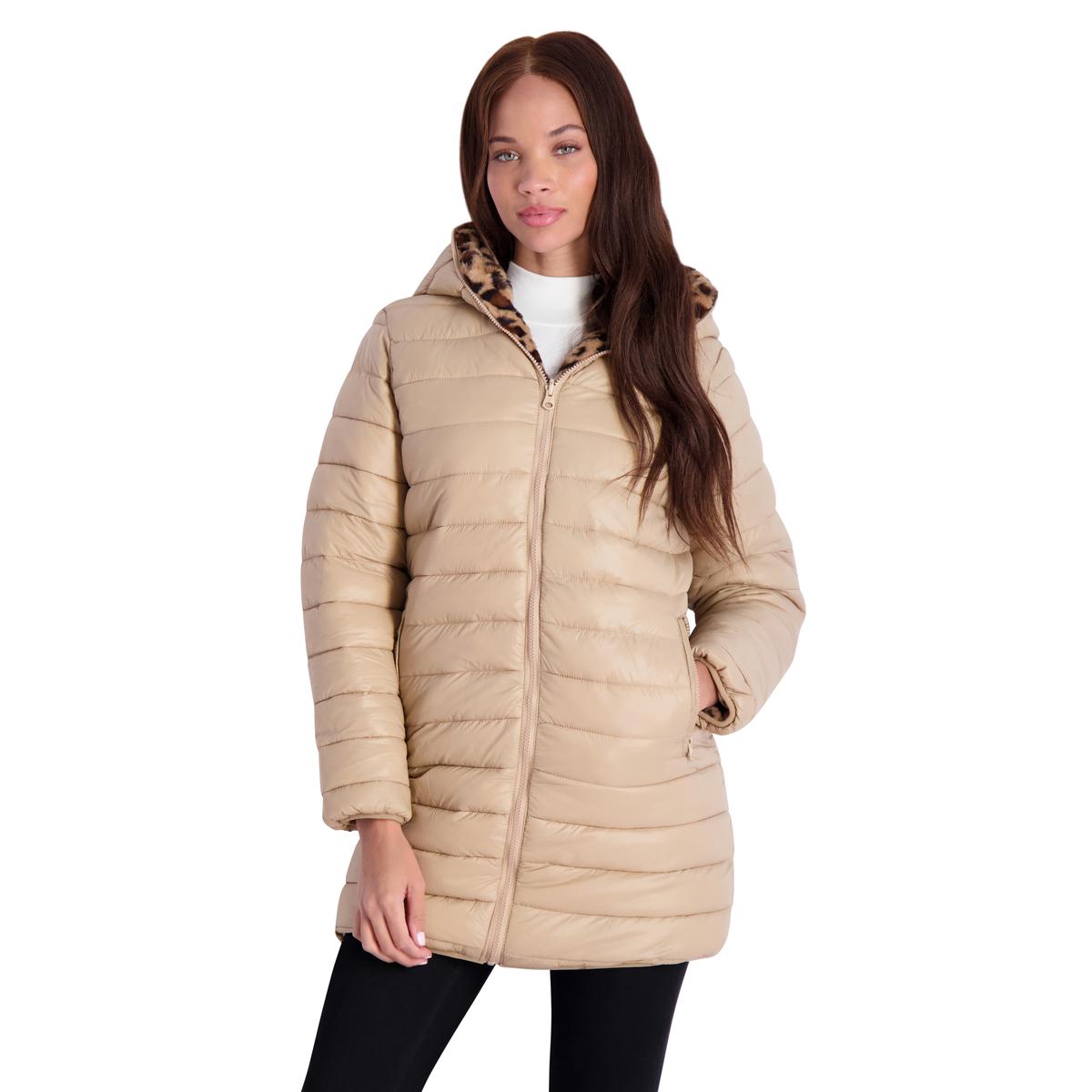 Jessica Simpson Lavender Sherpa Reversible Puffer Coat - Women, Best Price  and Reviews