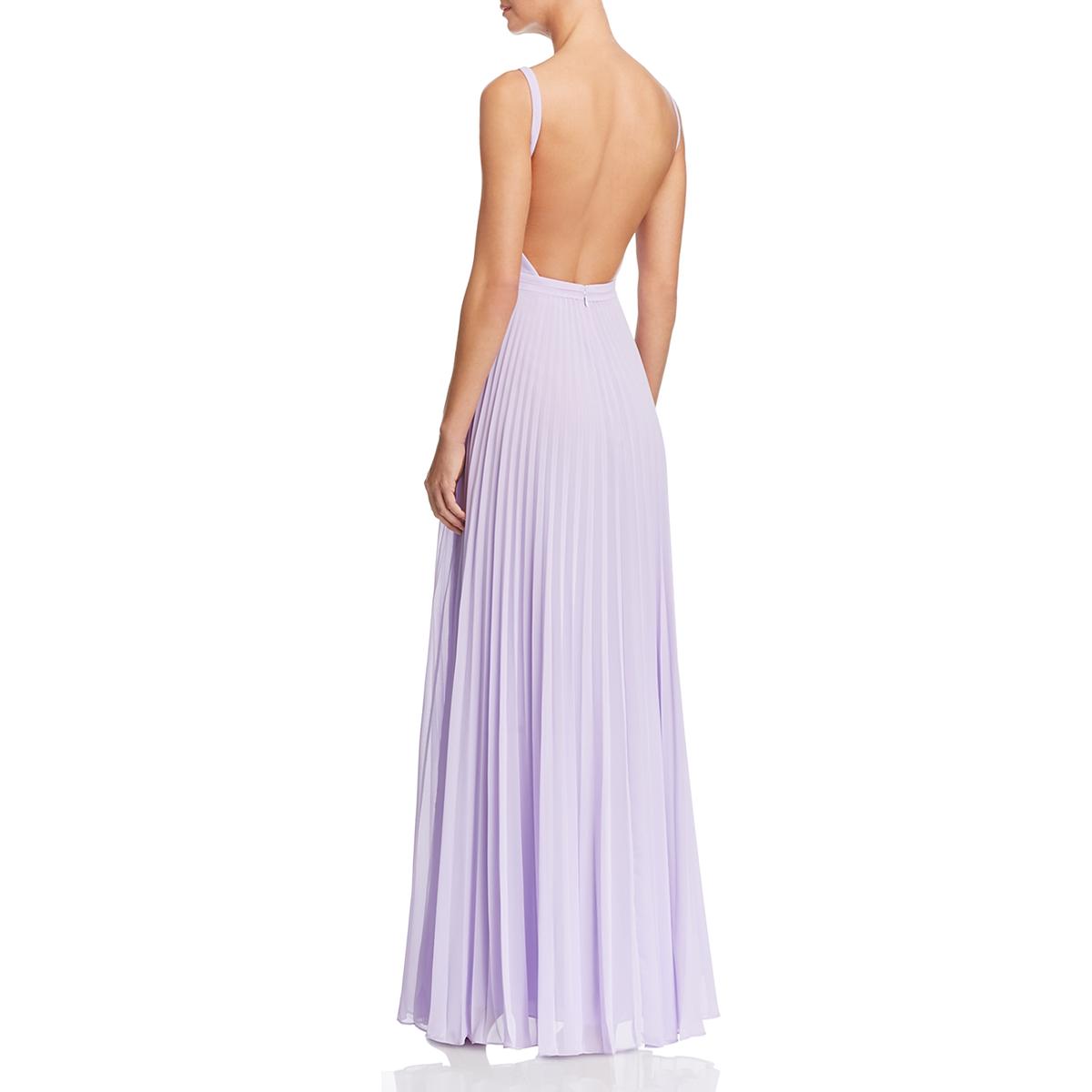 laundry by shelli segal pleated marble gown