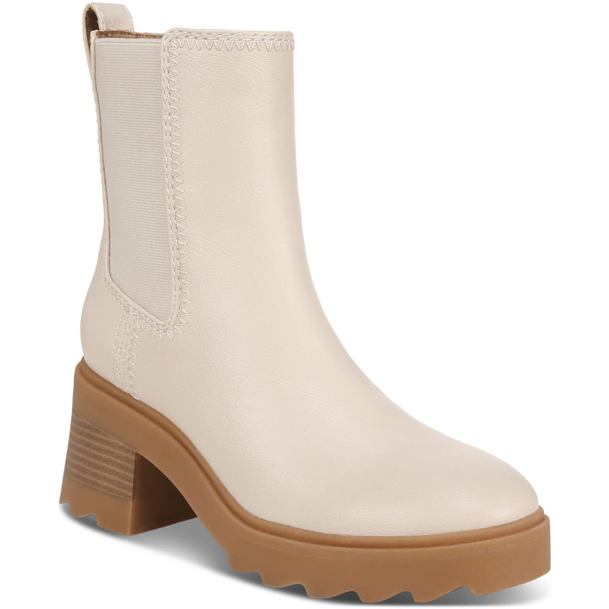 Zodiac Womens Teresa Faux Leather Chelsea Booties Shoes BHFO 3356 - Picture 4 of 9