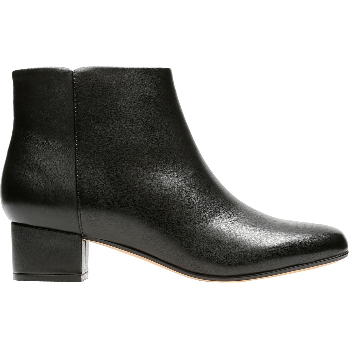 Clarks Womens Chartli Lilac Black Ankle Boots Shoes 8 Medium (B,M) BHFO ...