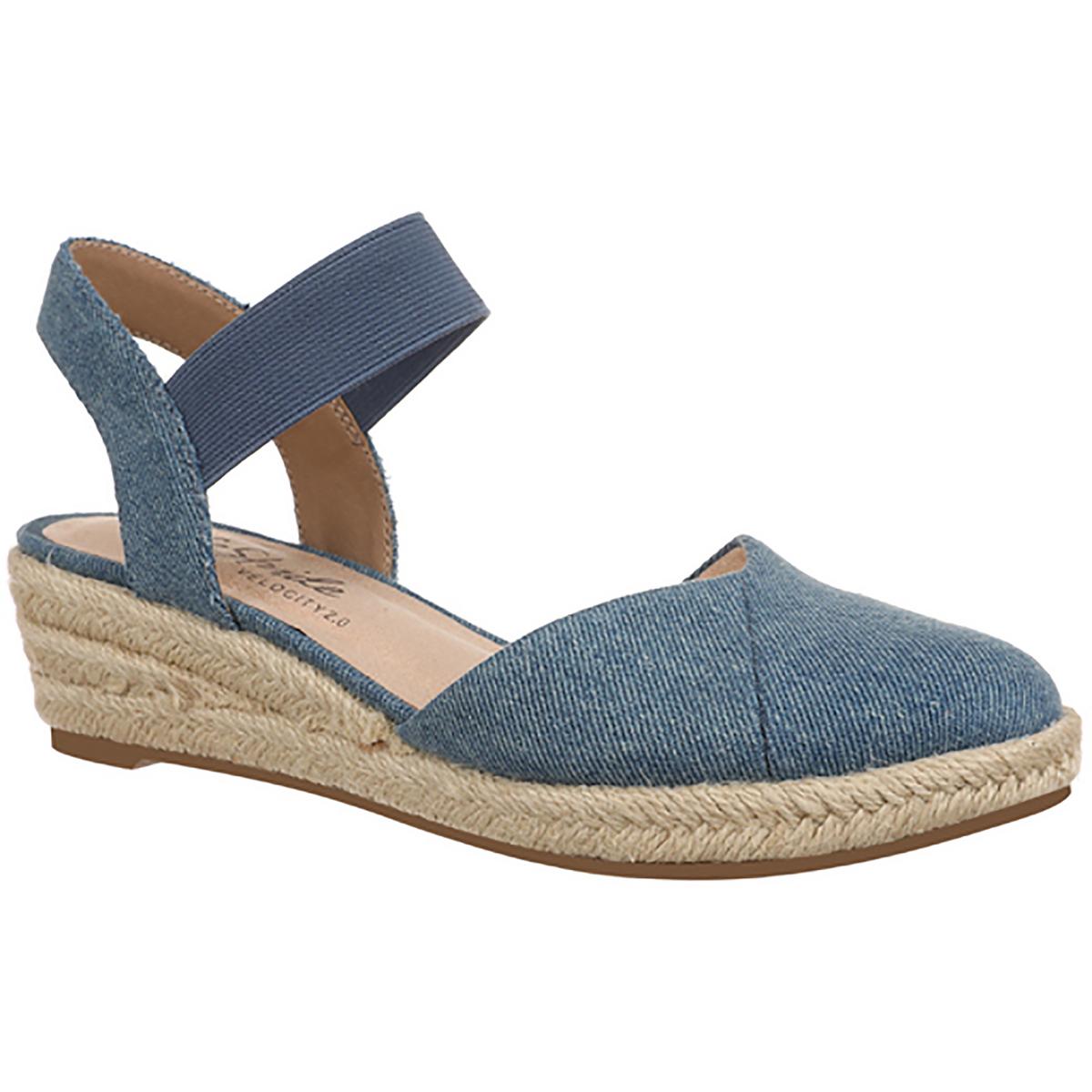 LifeStride Womens Kimmie Ankle Strap Closed Toe Wedge Sandals Shoes BHFO 0231 - Picture 13 of 28