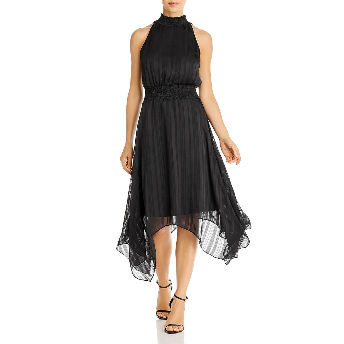 Sam Edelman Womens Halter Midi Party Cocktail Dress BHFO 3843