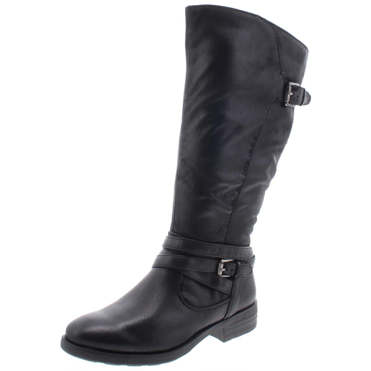 Baretraps Womens Alysha Black Tall Riding Boots Shoes 8 Medium (B,M ...