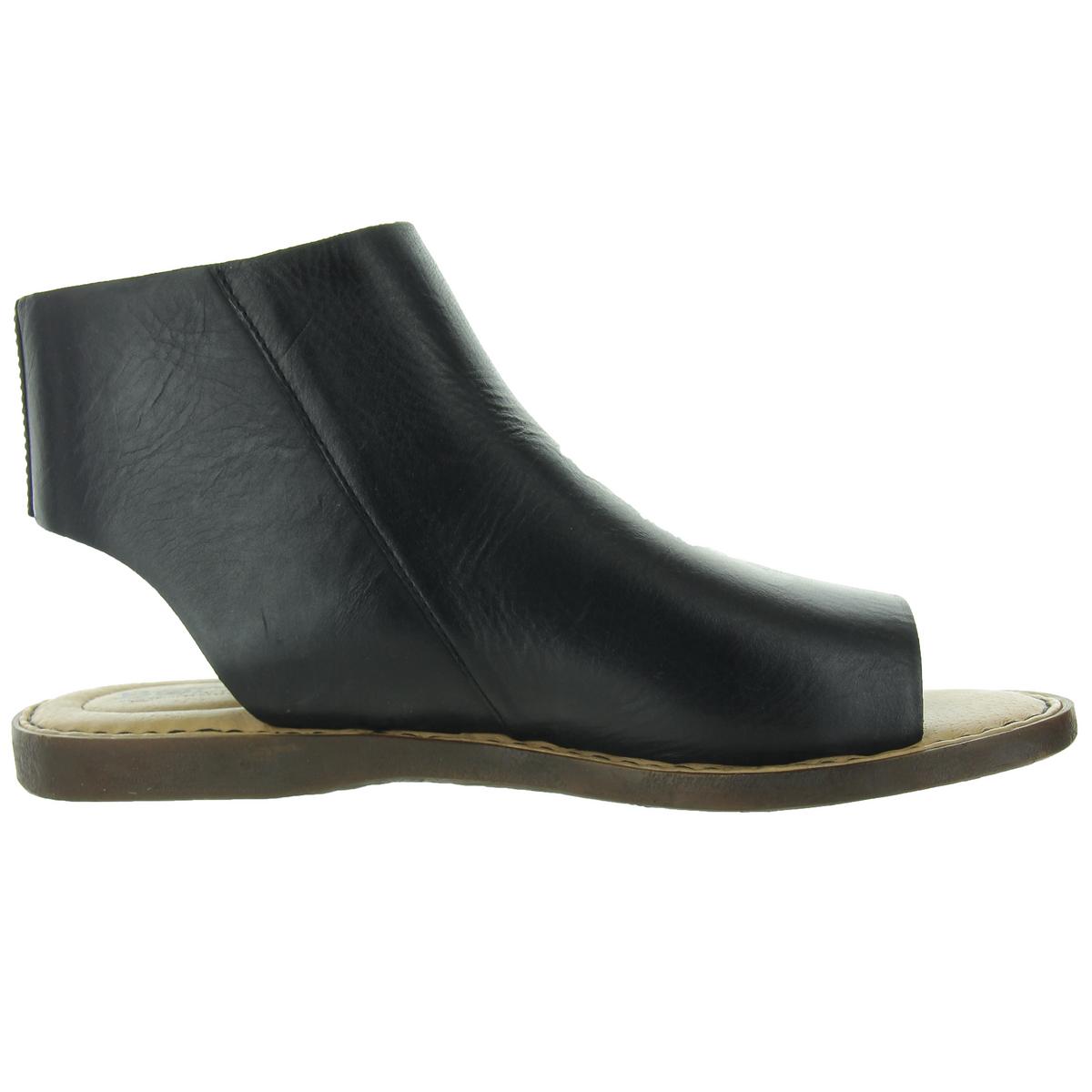 Born Womens Zipper Leather Flatform Sandals BHFO 7111 - Picture 6 of 6