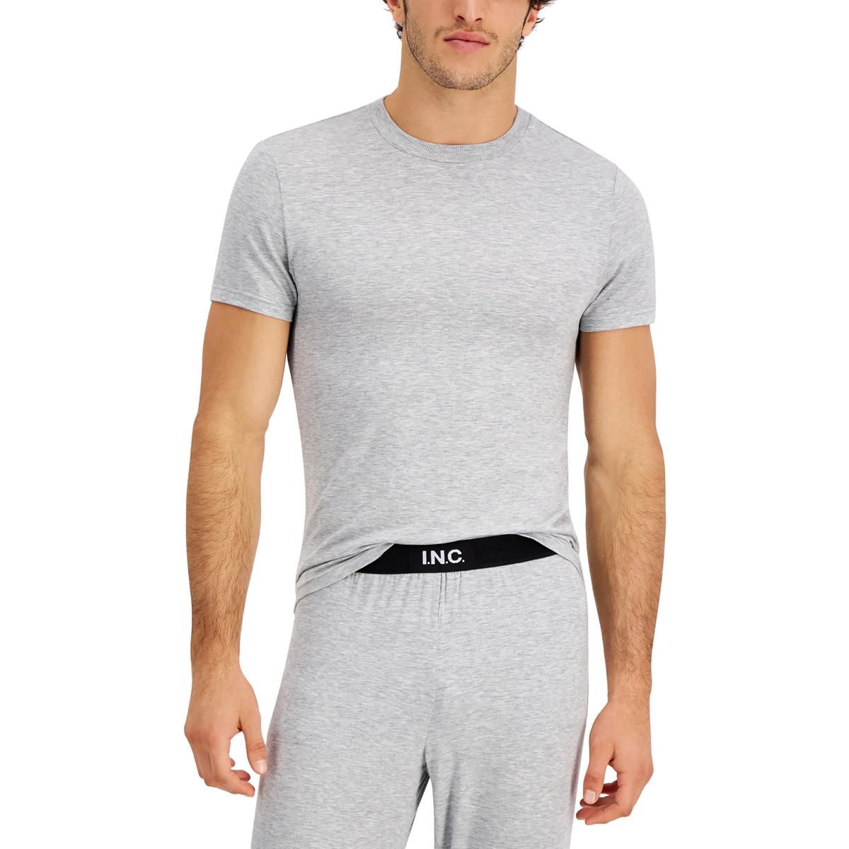 INC Мужская однотонная пижама Nightwear Sleep Shirt Одежда для отдыха BHFO 8367 2390₽