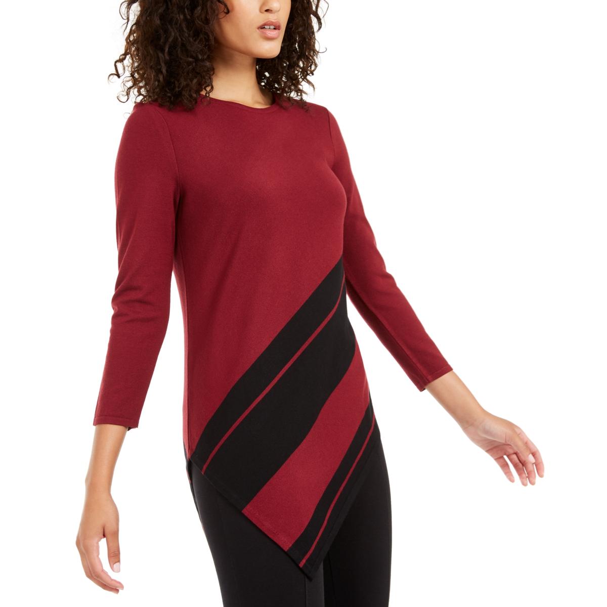 alfani ribbed tunic sweater