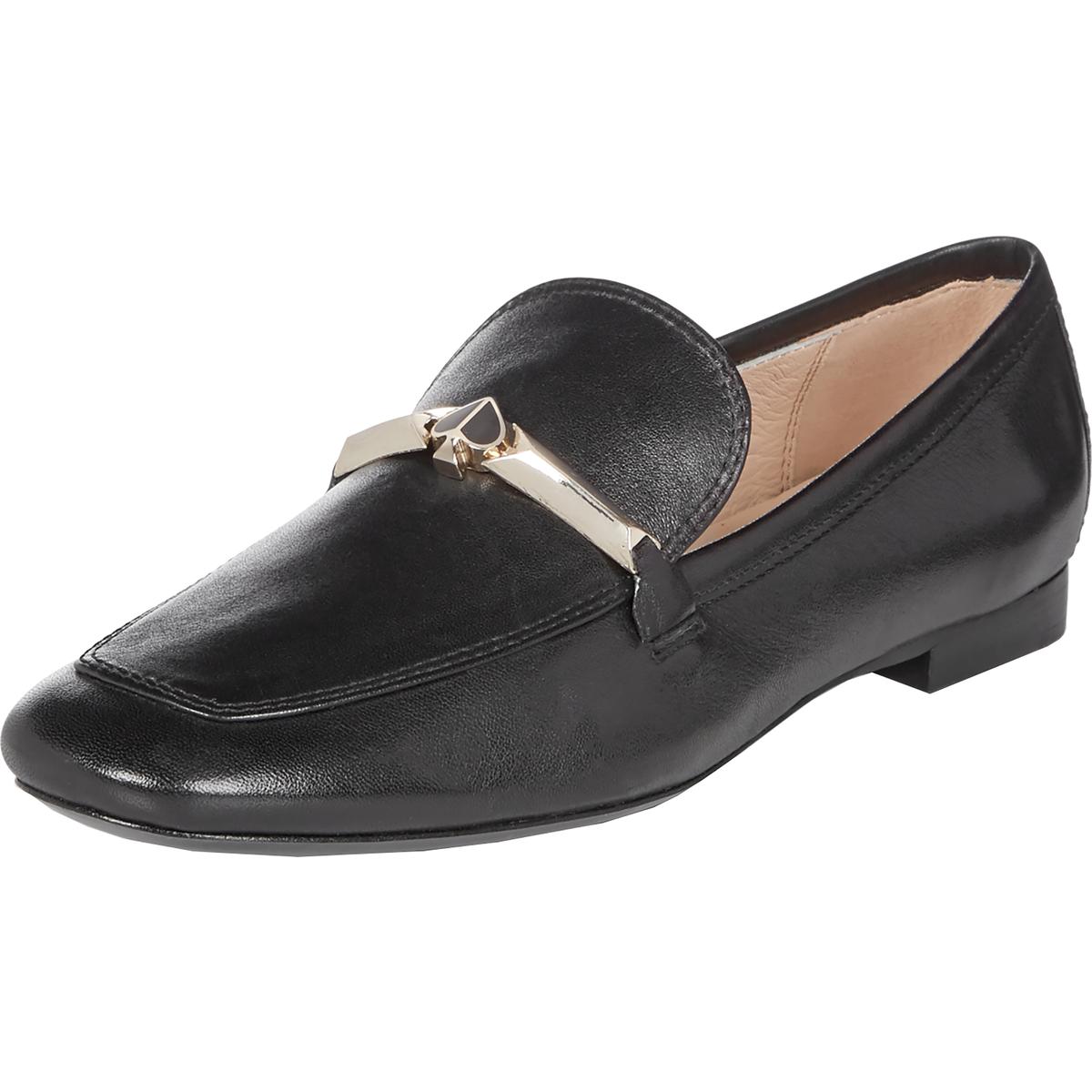 Kate Spade Womens Lana Black Leather Loafers Shoes 6.5 Medium (B,M ...