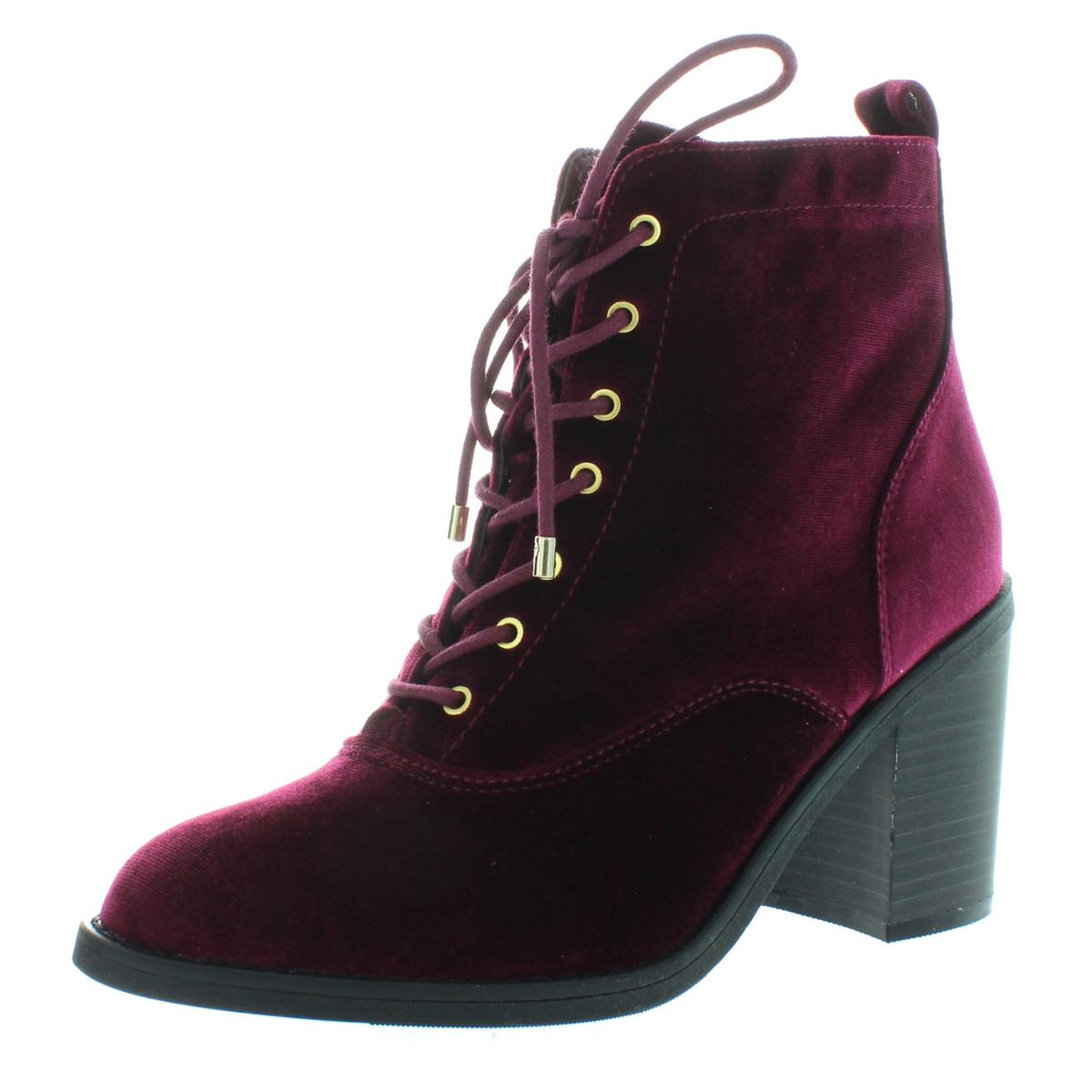 velvet tie up heels