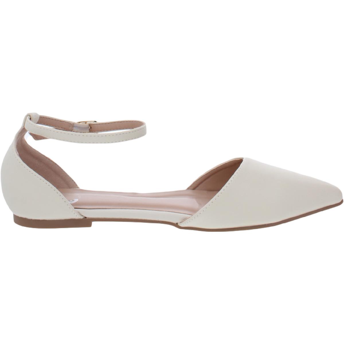 Journee Collection Womens Reba Padded Insole Pointed Toe Flats Shoes BHFO 6137 - Picture 7 of 26
