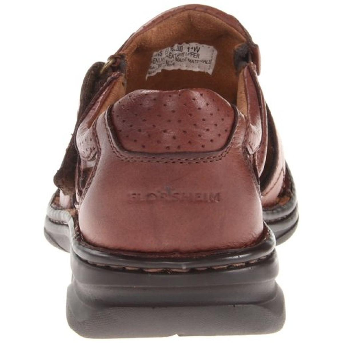 Florsheim Mens Getaway Brown Fisherman Sandals Shoes 11.5 Medium (D) BHFO 1856 23938148156 | eBay