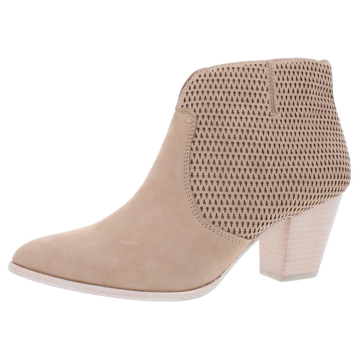 Frye Womens Jennifer Taupe Suede Ankle Booties Shoes 9.5 Medium (B,M ...