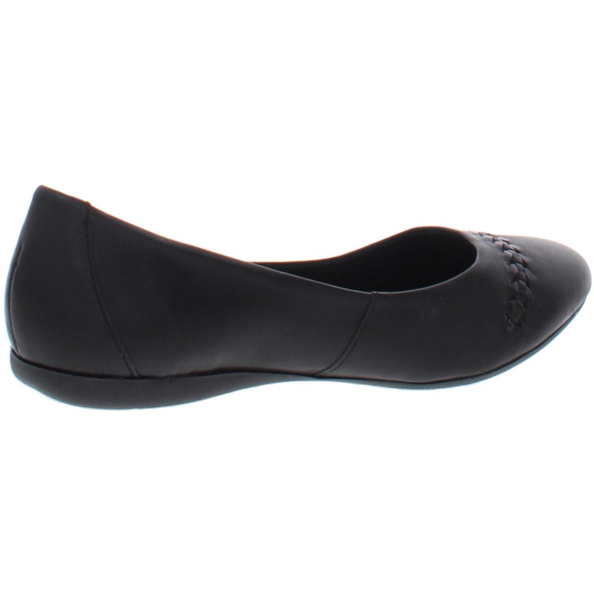 born leather ballet flats