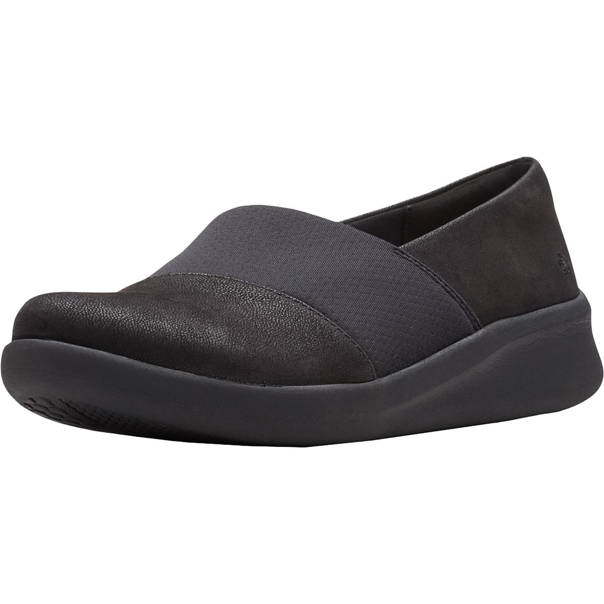 Женские мокасины Clarks Sillian от Clarks Cloudsteppers 2 черные 7 среднего размера (B,M) BHFO 7010