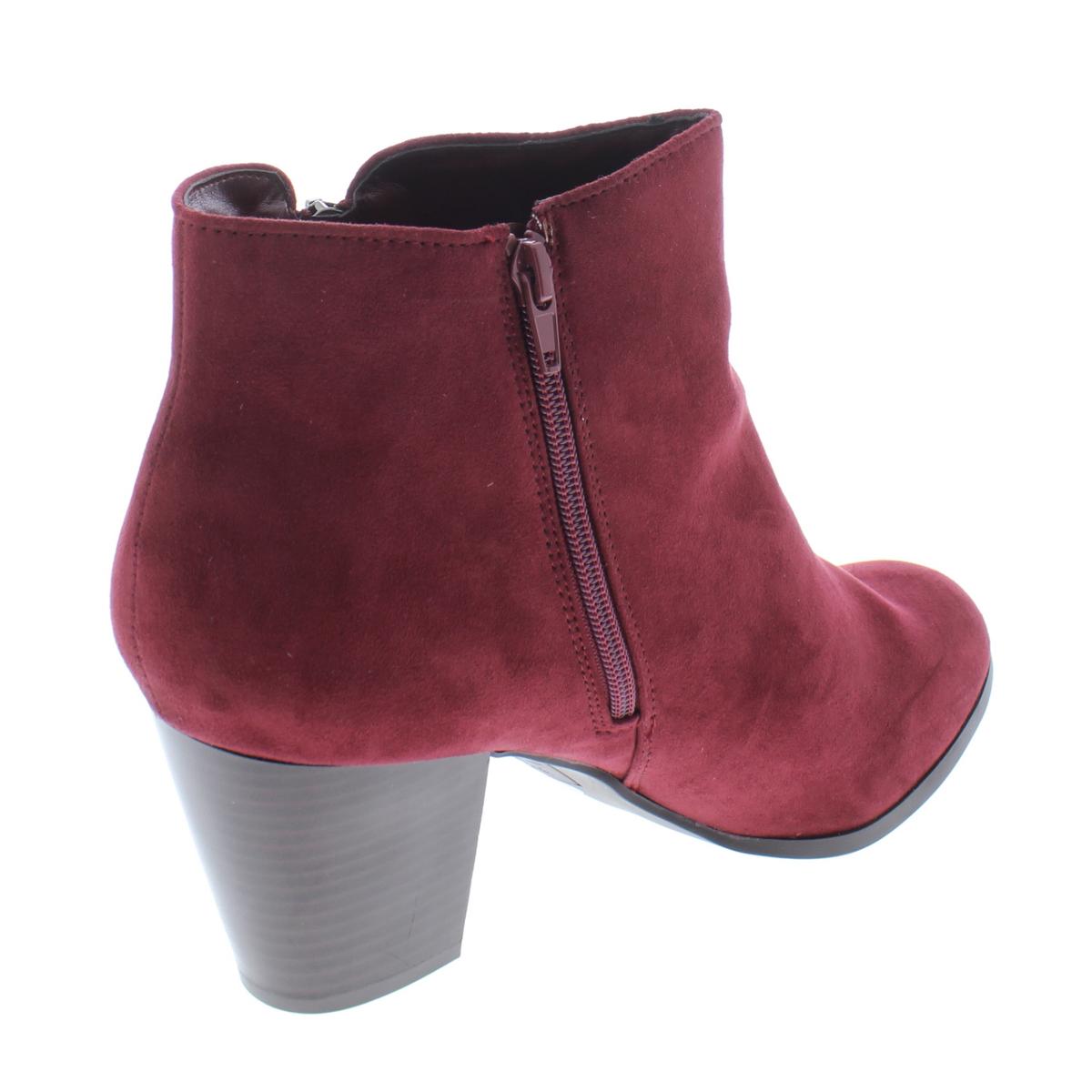 sugar womens stacked heel flair booties