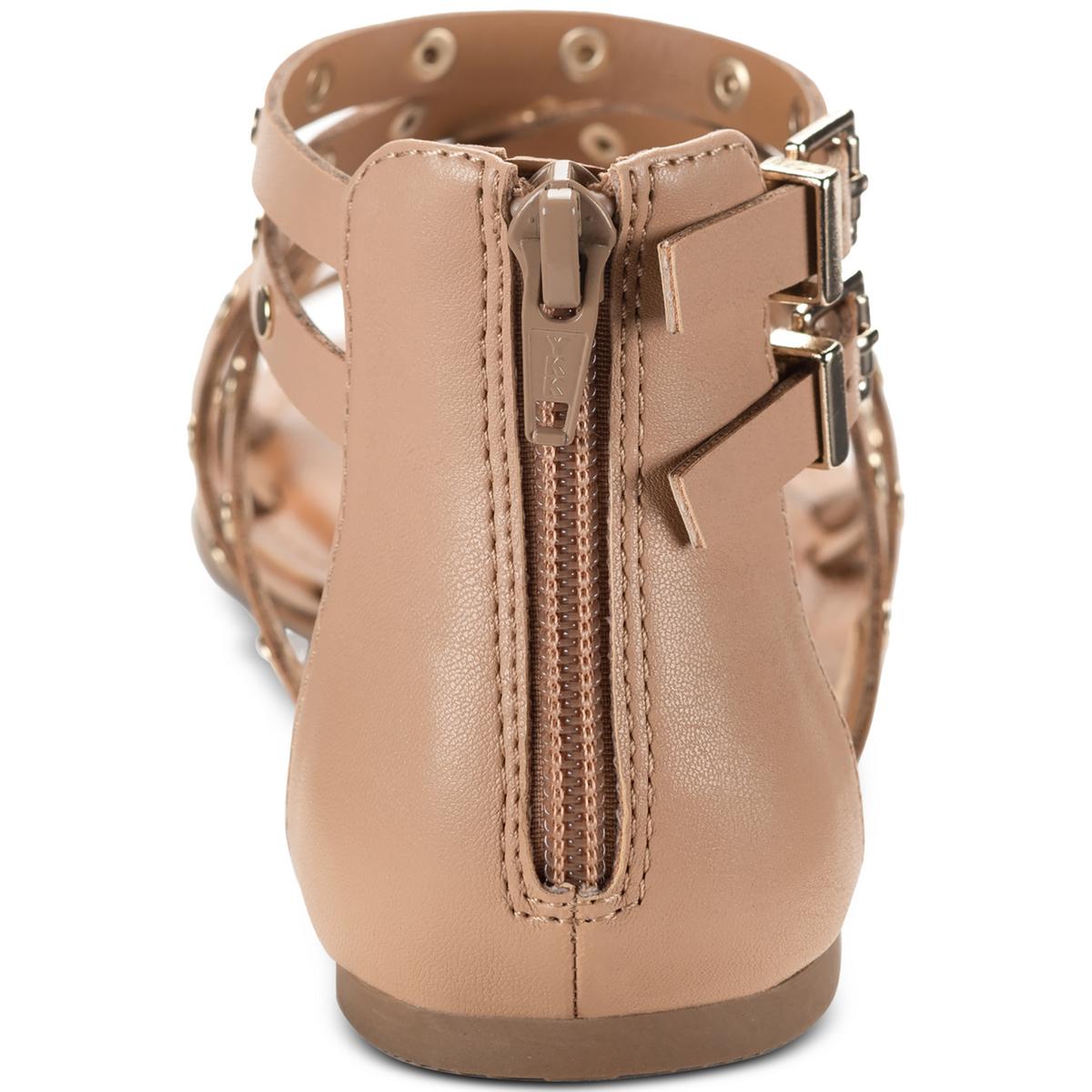 Sun + Stone Womens RACHAELL Studded Crisscross Gladiator Sandals BHFO 0424 - Picture 6 of 8
