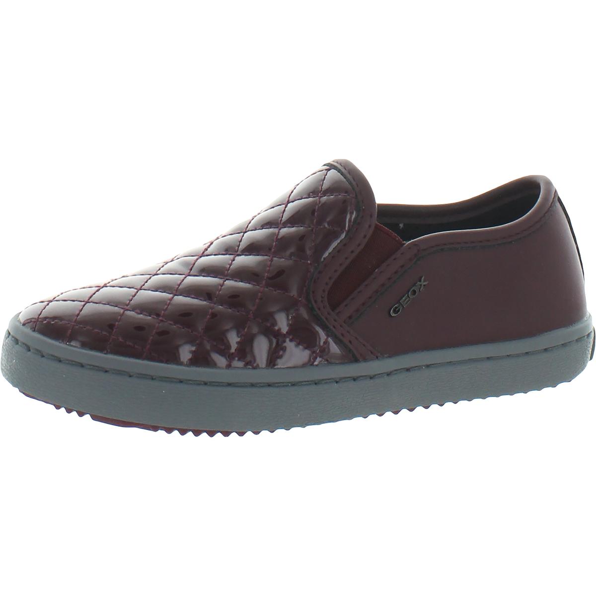 Geox Respira Girls Kalispera 27 Patent Slip-On Sneakers  Shoes BHFO 8816 