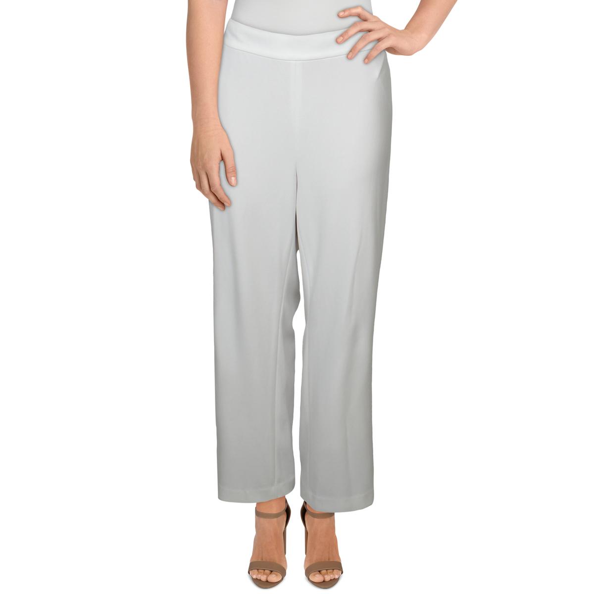 Женские белые эластичные брюки-капри в деловом стиле Kasper Womens Plus 22W BHFO 4439