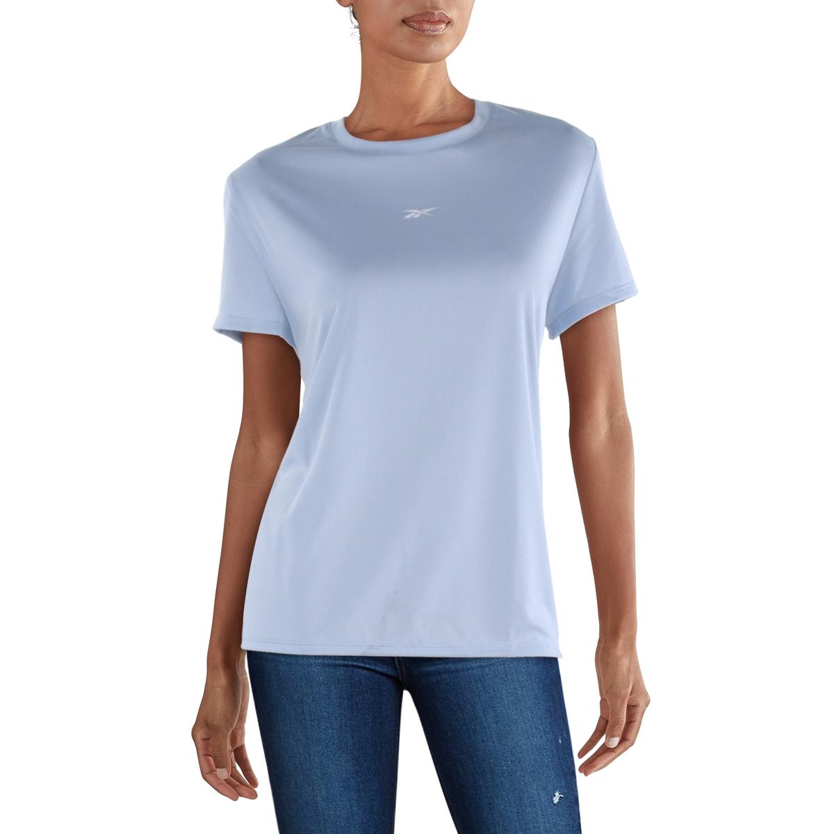 Женский пуловер с круглым вырезом и логотипом Reebok Active Top Shirt BHFO 7239