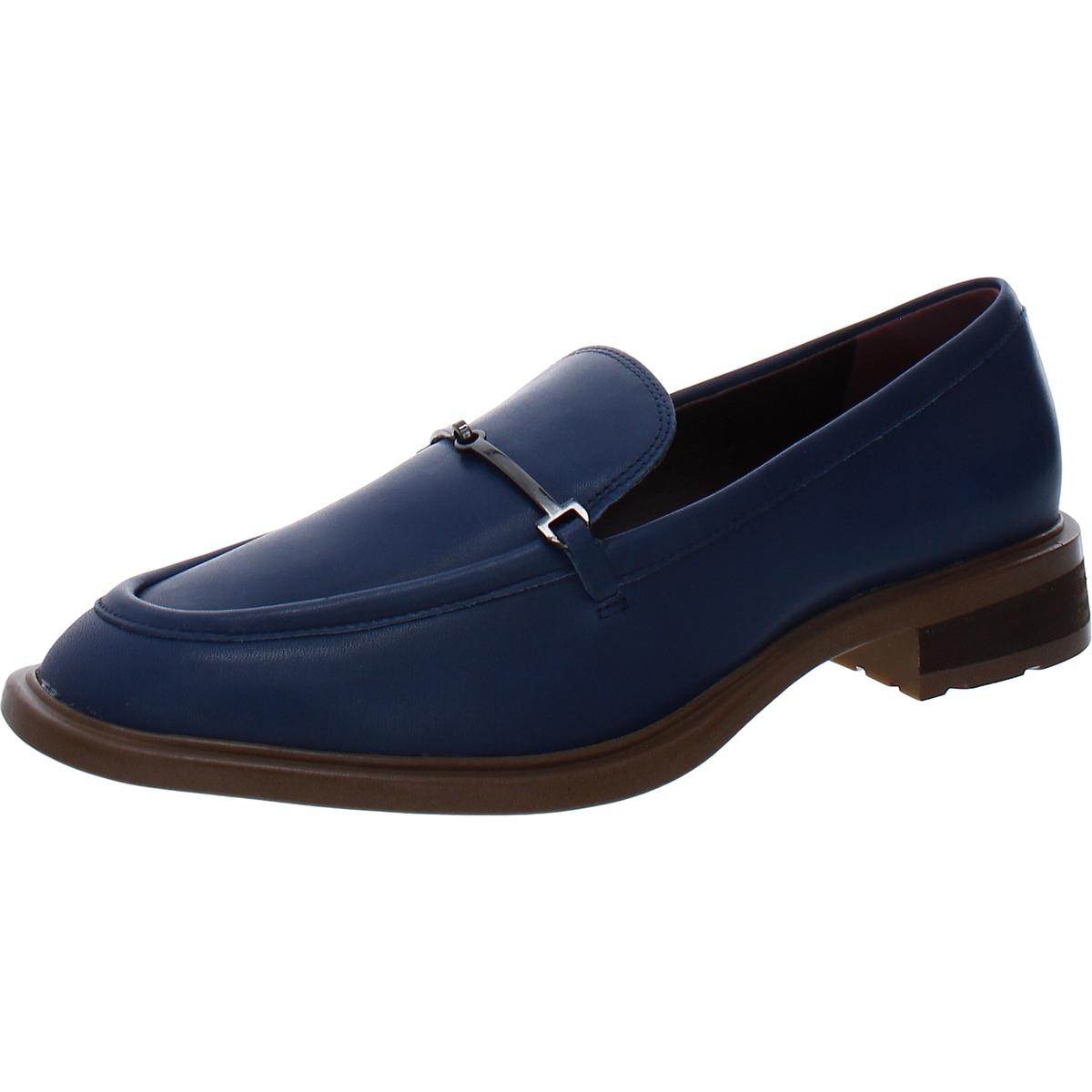 Franco sarto navy store blue loafers